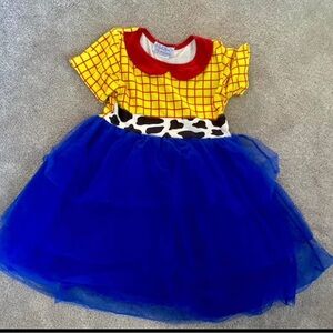 Toy Story Jessie Yellow and Blue Dress with Tutu Skirt 3T from a boutique